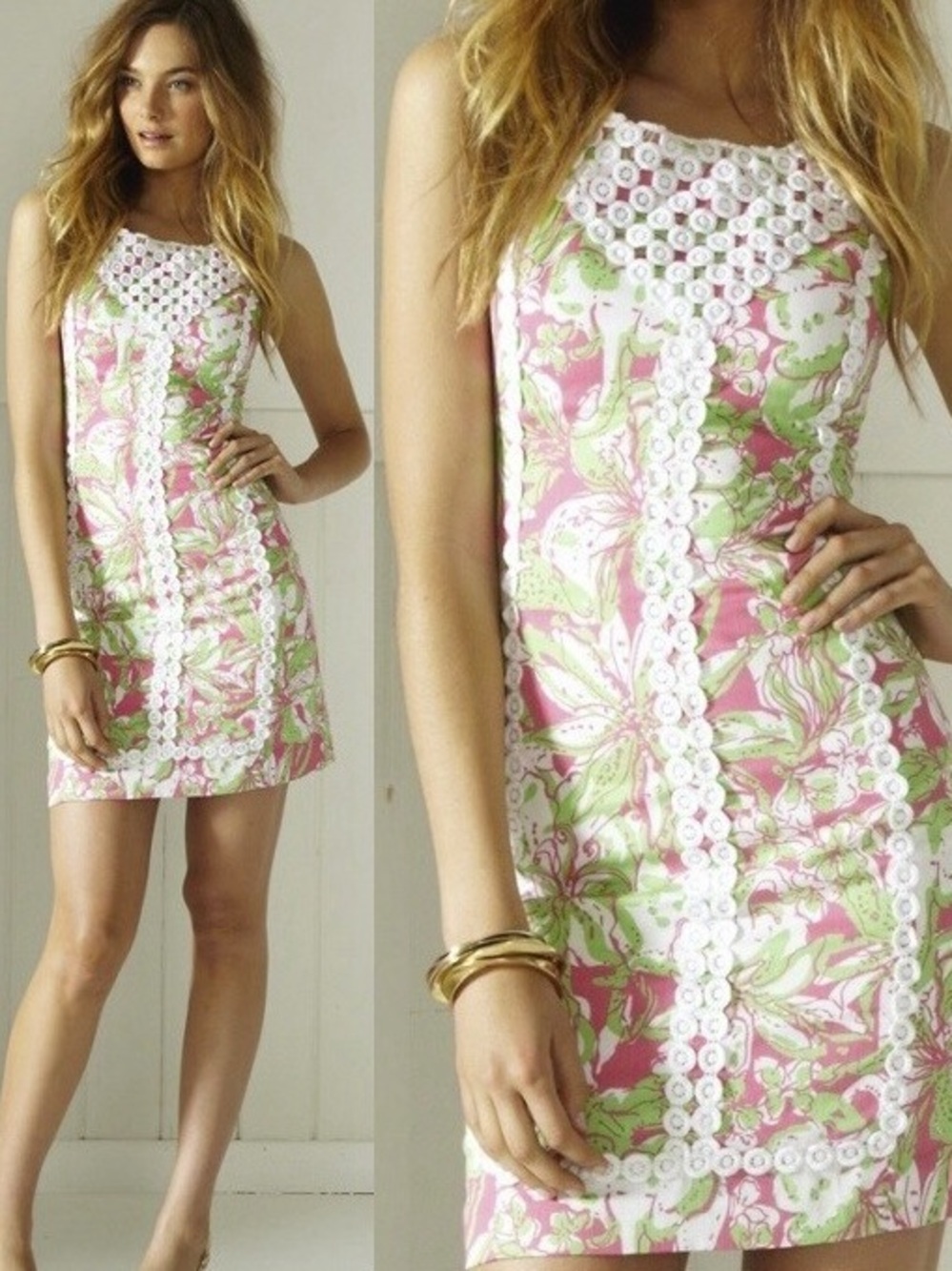 NWOT Lilly Pulitzer Hotty Forgot My Trunks Elephant Shift Dress 💚 Sz 4